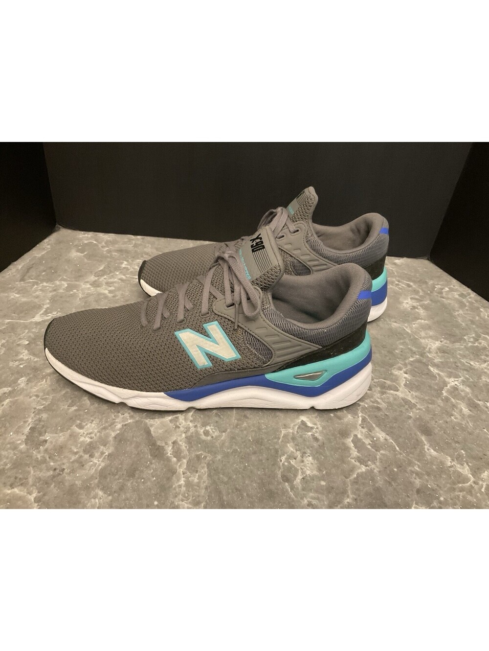 Mens New Balance X-90 Castlerock/Tidepool Athletic Shoes. Size 11.5D. Awesome!